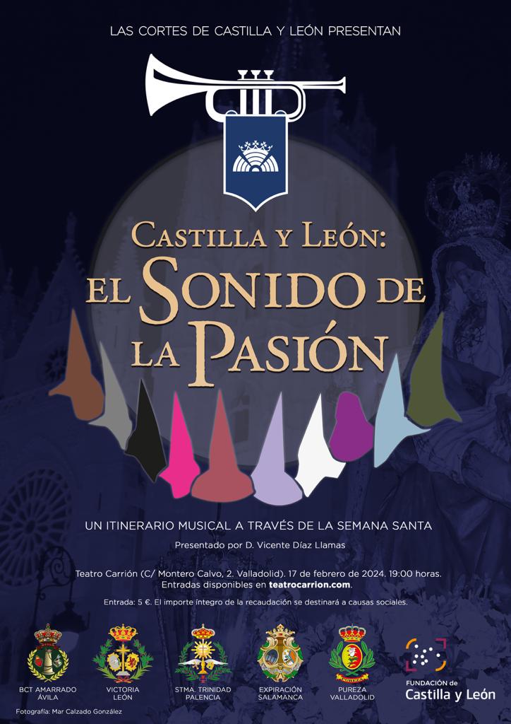 La Fundación de Castilla y León y las Cortes presentan el concierto 'El sonido de la Pasión'